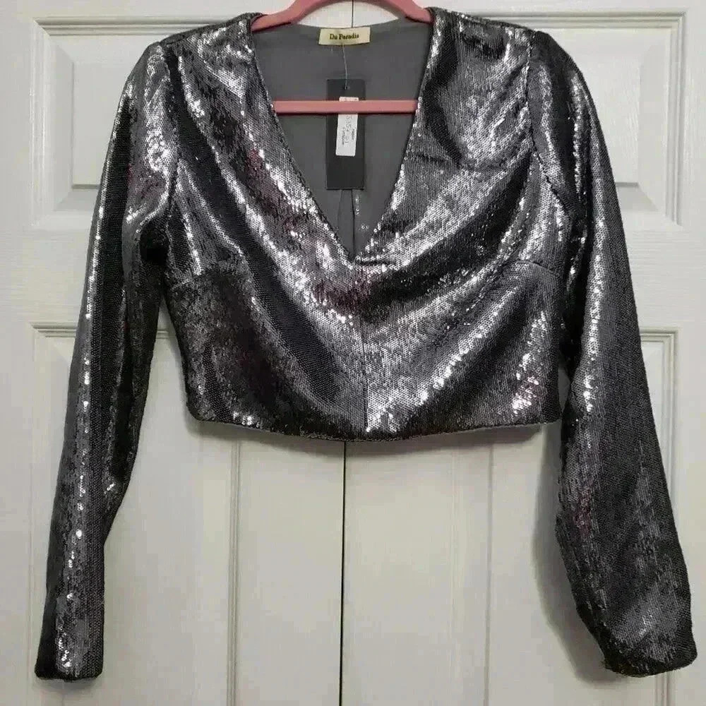 Anthropology DU PARADIS Sequin Top